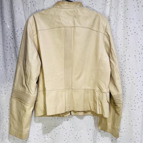 Vintage Y2K Danier Women’s Soft Leather Jacket Fitted, Flattering & Unique SZ XL - Picture 2 of 8